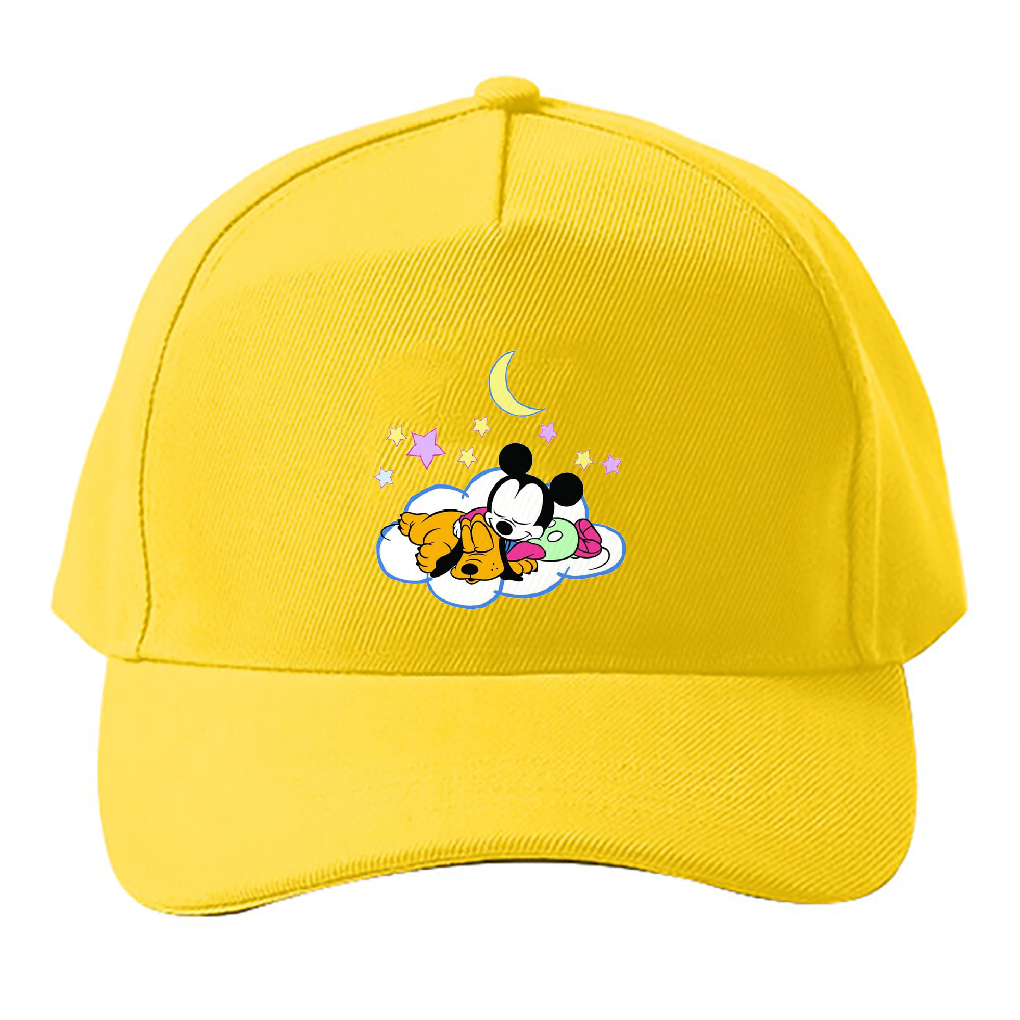 （画像用） ミッキーマウス Mickey Mouse ベースボールキャップ 綿100％ 男女兼用 帽子 スポーツ